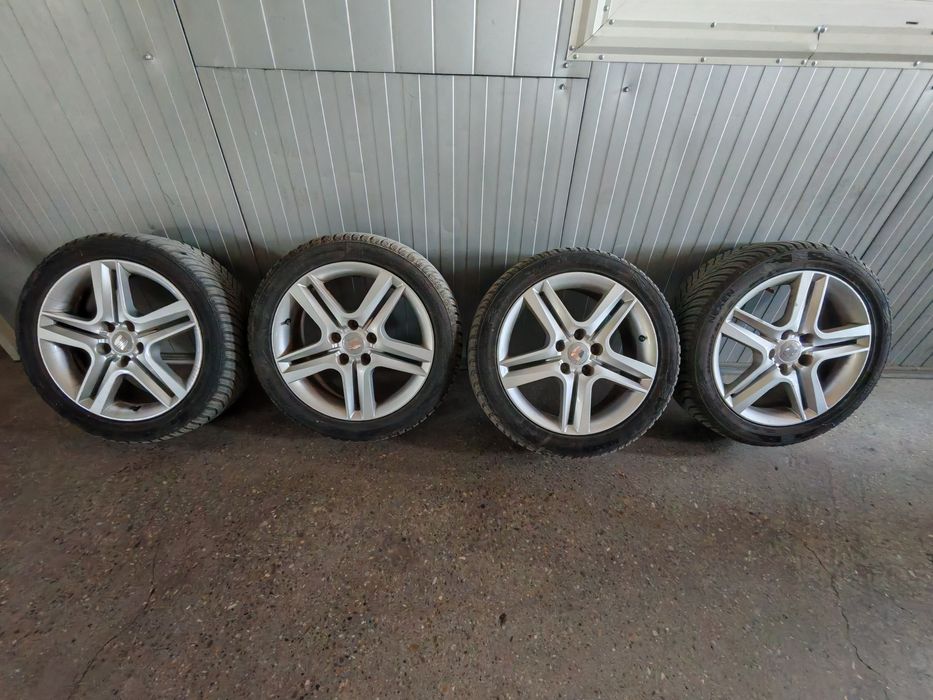 Jante originale Seat 5x112 R17 anvelope 225.45 17 all season DOT 2023