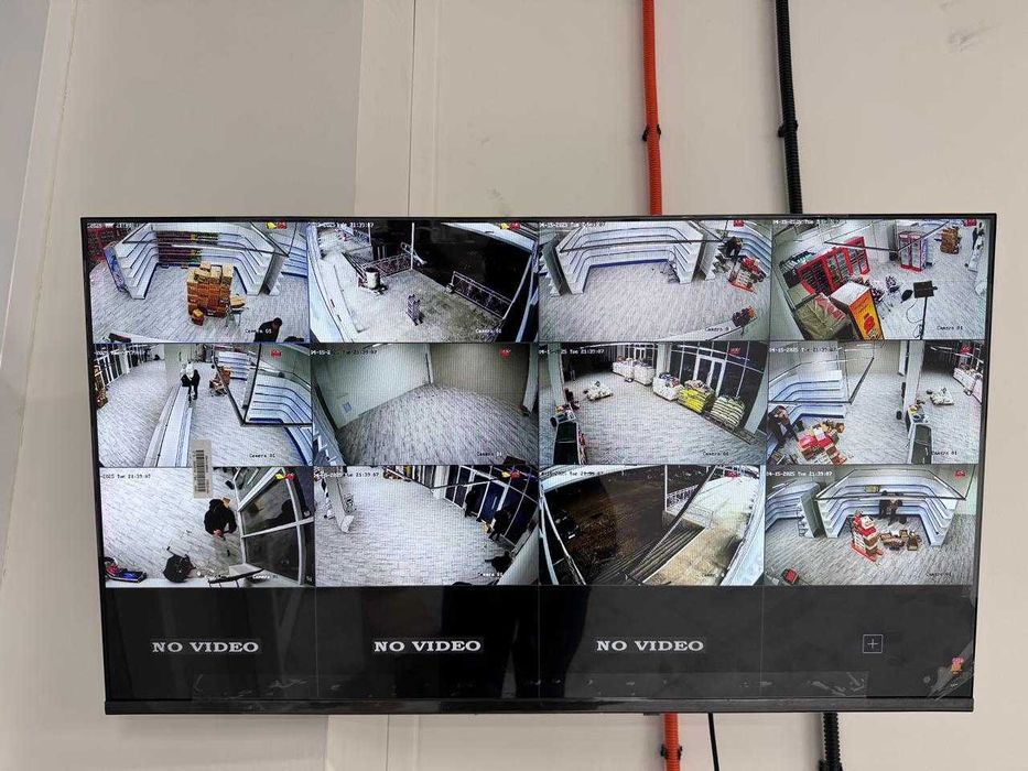 Установка систем видеонаблюдения