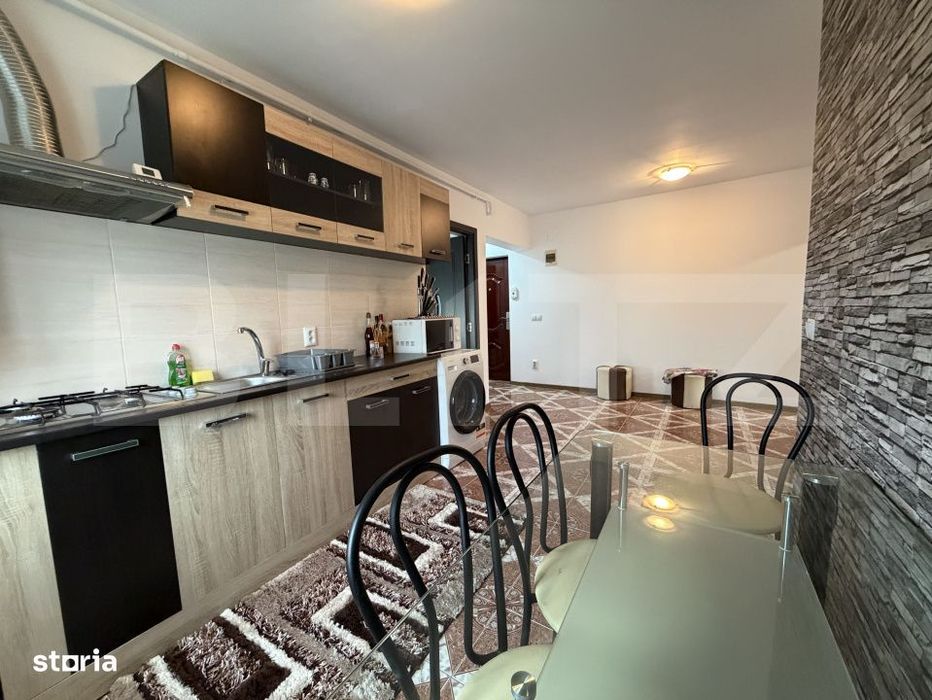 Apartament cu 2 camere, utilat si mobilat