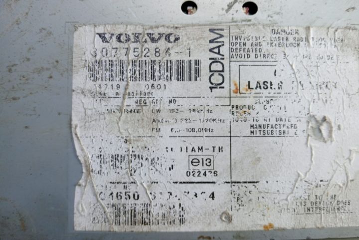 Cd player   30775284-1 Volvo V50 prima generatie seria