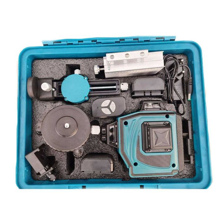 Комплект 4D Нивелир 16 линии WerkBull Бъркалка за Бетон 2400W с об