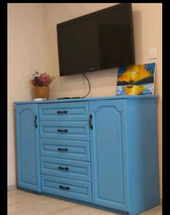 Единично легло + скрин от дърво