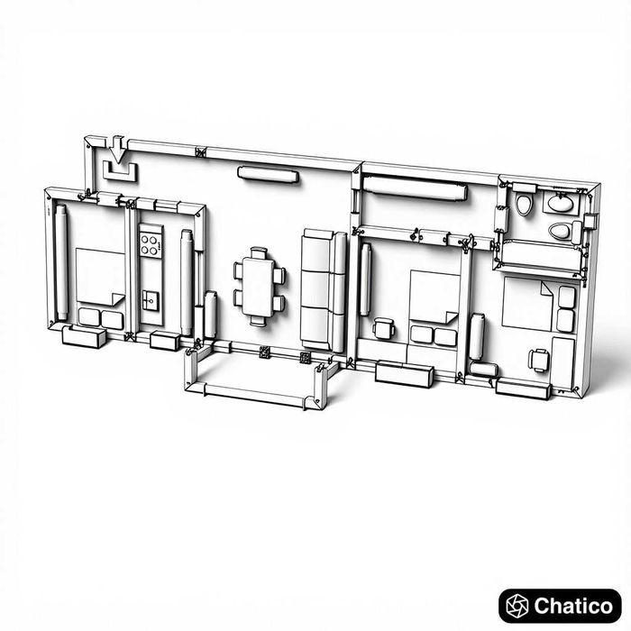 Ap 3 dormitoare decomandat PF