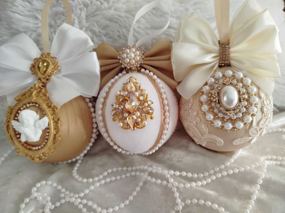 Ёлочные украшения ручной работы