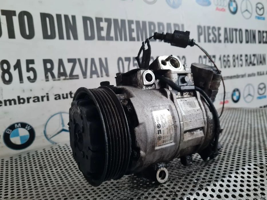Compresor Clima Aer Conditionat AC Skoda Fabia 2 Roomster Praktik Seat Ibiza Vw Polo 6R An 2008-200