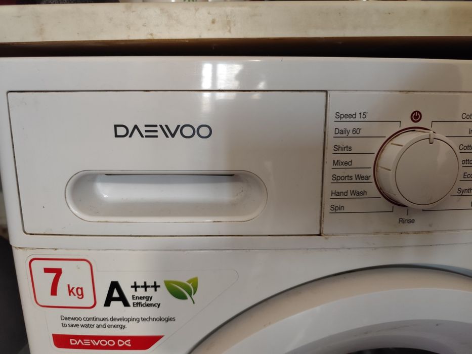 Пералня 7кг. Daewoo A+++