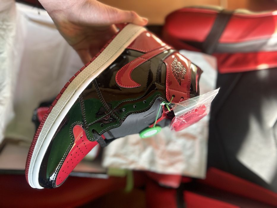 Jordan 1 High Patent Red Originali StockX+LegitCheck