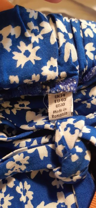 Pantaloni scurti dama Blue Flower