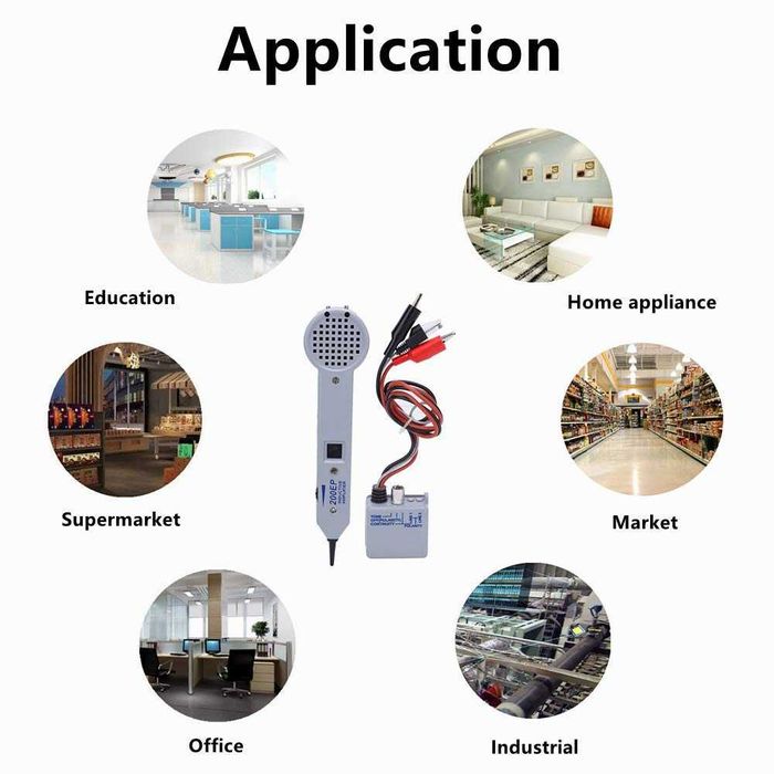 Tester Inductiv Cablu 200EP cu Generator de Ton Reglabil