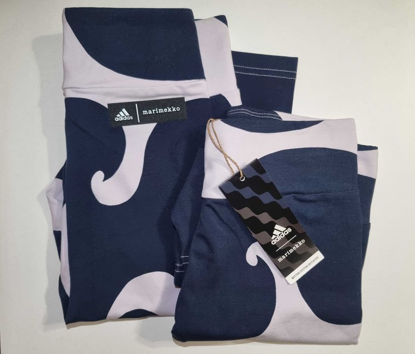Дамски клин Адидас Adidas х Marimekko размер XS в синьо и лилаво
