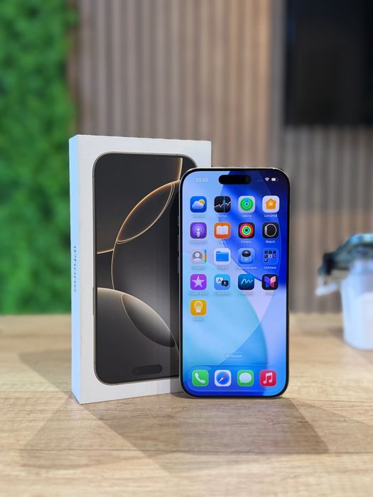 iPhone 16 Pro 128Gb Natural/Baterie90%/Garantie 12 luni @atsgsm.ro