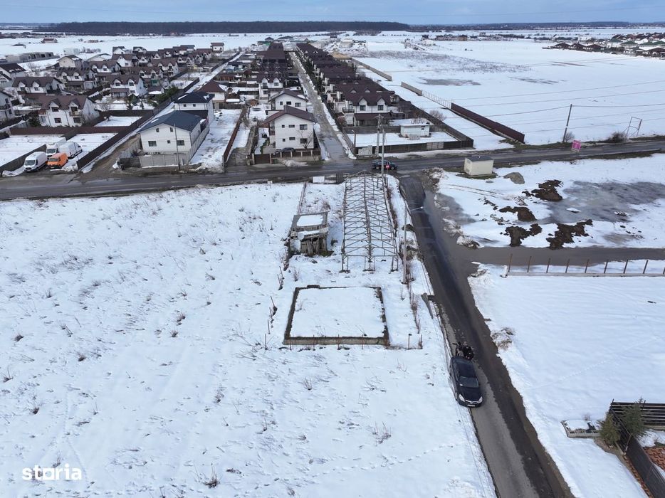 Teren intravilan /Sabareni ,stradal,deschidere dubla