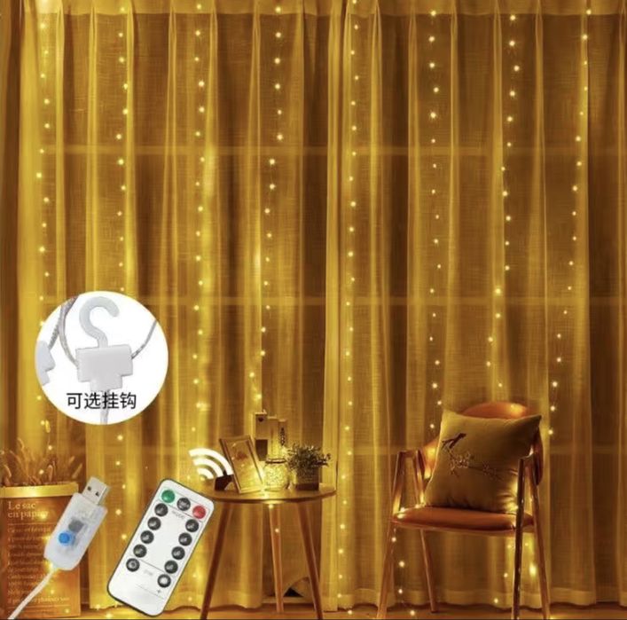 Гирлянды новогодние 3*2 размеры