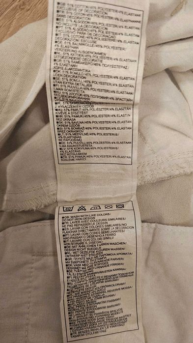 Pantaloni Nike Golf Dri-Fit  originali xl crem, culoare in trend