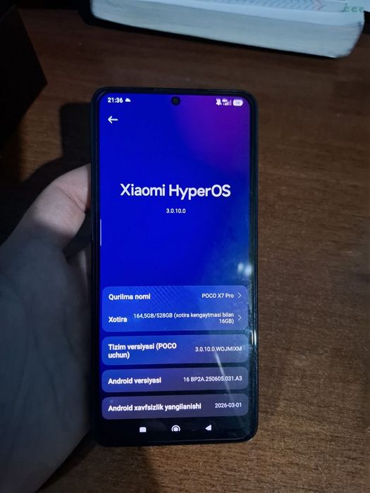 Poco x7 pro sotiladi