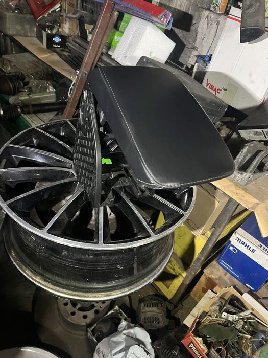 Cotiera Piele Rama Fata Crom Skoda Superb 2 Facelfit 2008-2015