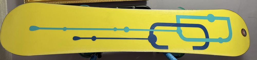 Сноуборд DC с креплениями RIDE