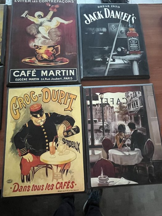 Tablouri vintage din lemn