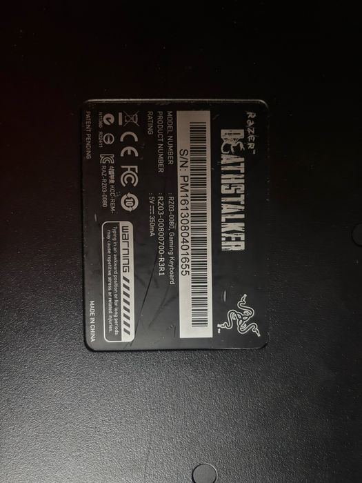 Клавиатура Razer DEASTHSTLAKER