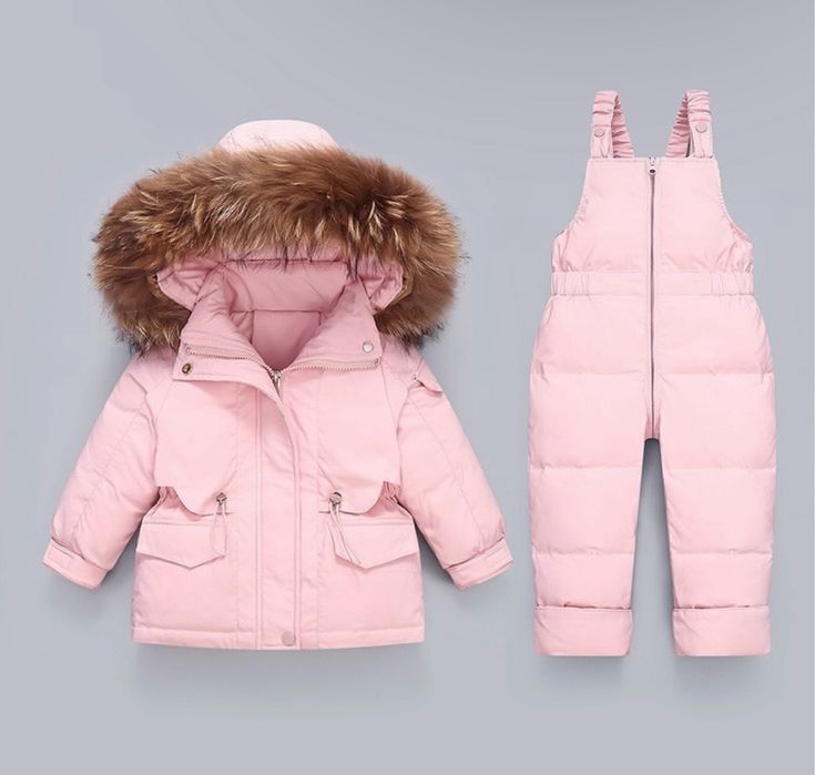 зимняя куртка с комбинезоном