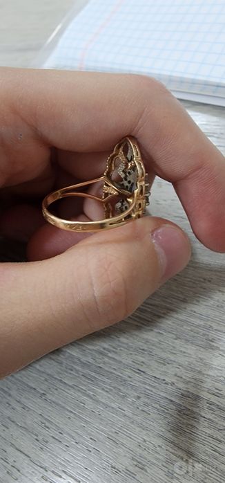 Золотое кольцо 585 пробы,производство СССР