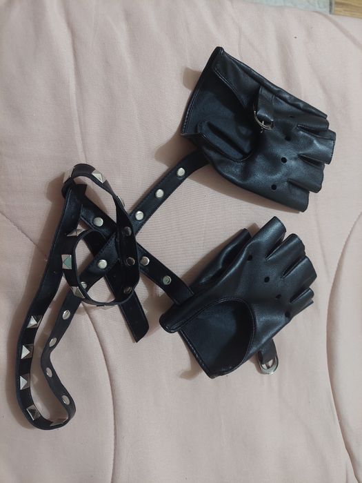 Перчатки из экокожи