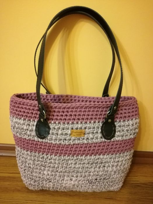 Плетена дамска чанта!