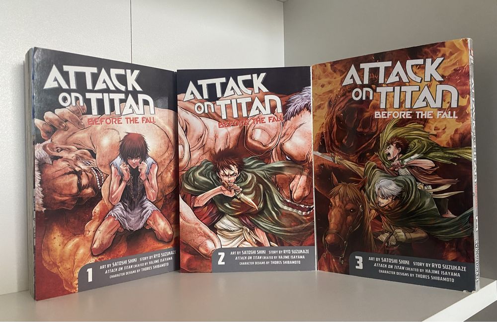 Attack on titan + before
