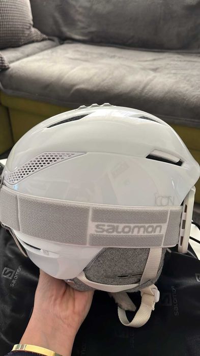 Дамска ски каска Salomon + ски очила Salomon