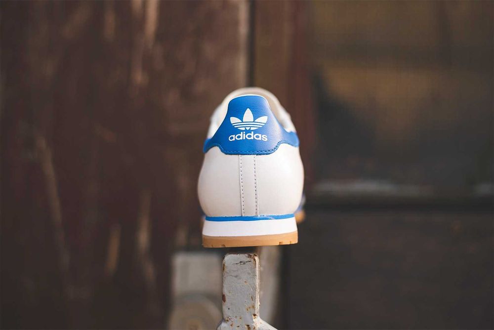 Adidas Originals ROM Leather White Blue Чисто Нови Ест Кожа UK8 / EU42