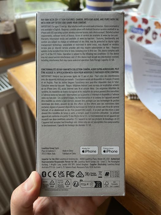 Нови Ray Ban Meta  Wayfair RW4006 Налични Smart Oчила с камера