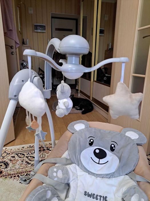 Электрокачеля детская, шезлонг, качалка