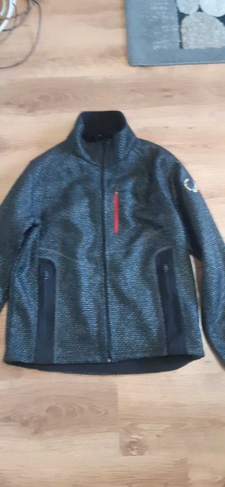 Bluza windblock Gravity cu exterior carbon