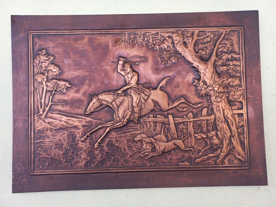 Tablou basorelief din cupru