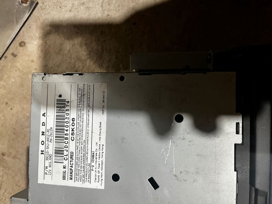 Манитор Honda odesey