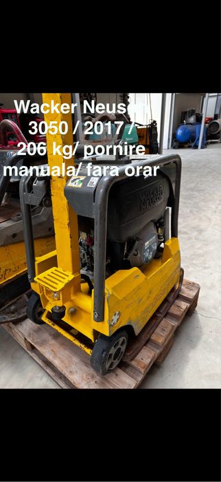 Talpa / placa compactoare Wacker Neuson 30/50 / 2017 / 206 kg / Hatz