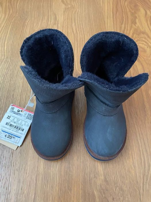 Ghete din piele pentru demi-sezon Zara, mărimea 22, preț 50 lei