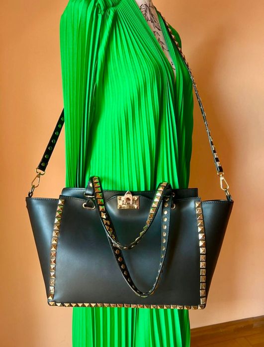 Geantă piele naturală made in Italy