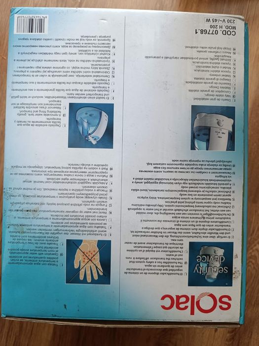 Чисто нов ултразвуков овлажнител за въздух Solac Mr. Pin (3.5L)