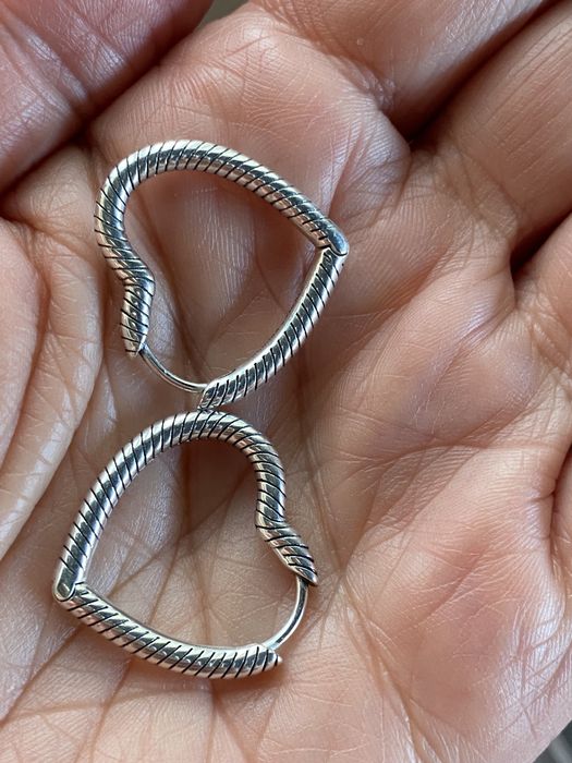 Pandora Пандора сребро обеци s925 ALE ново