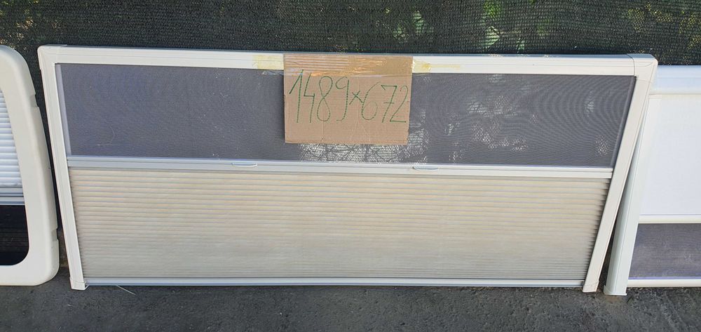 Casete cu rulouri antiinsecte/antisolare  pentru ferestre rulote