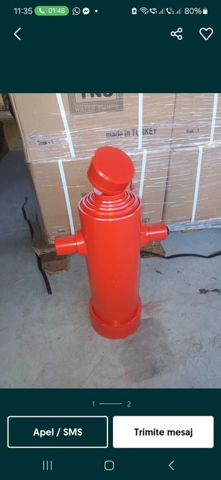 Cilindru basculare 15 tone 5 trepte