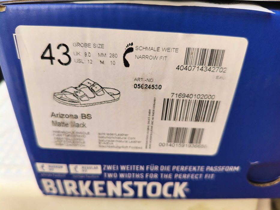 Birkenstock 43 чисто нови