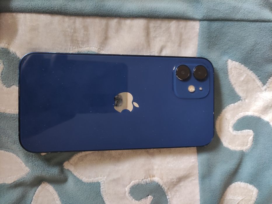 Айфон 12 синий цвет 128 Гб