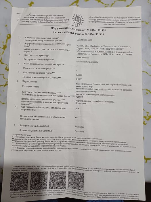 Үштөбе жер сатылады срочно