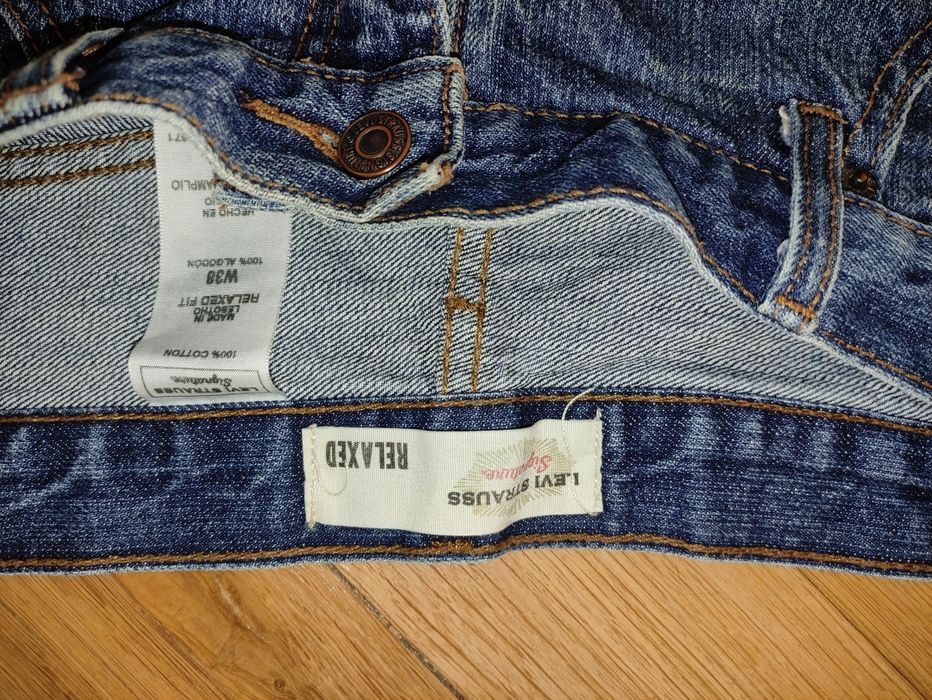 Pantaloni scurti blugi Levi Straus, noi, XL