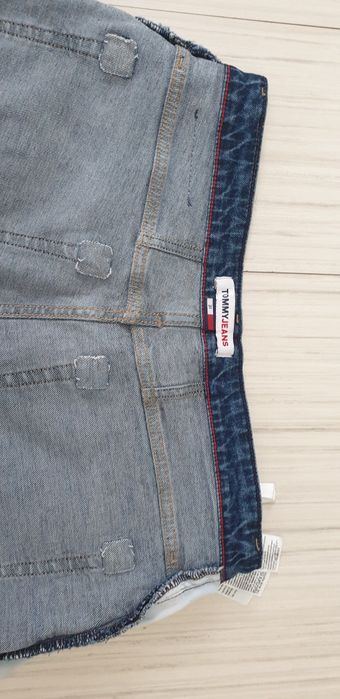 Tommy Hilfiger Mom Denim Jeans Short  31 ОРИГИНАЛ! Дамски Къси Дънкови