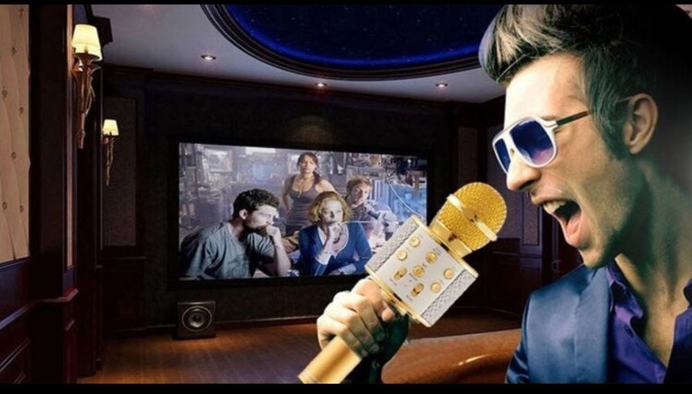 Микрофон караоке Bluetooth микрофон