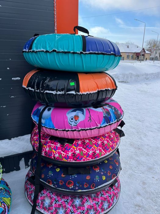 Тюбинг, плюшка, ватрушка