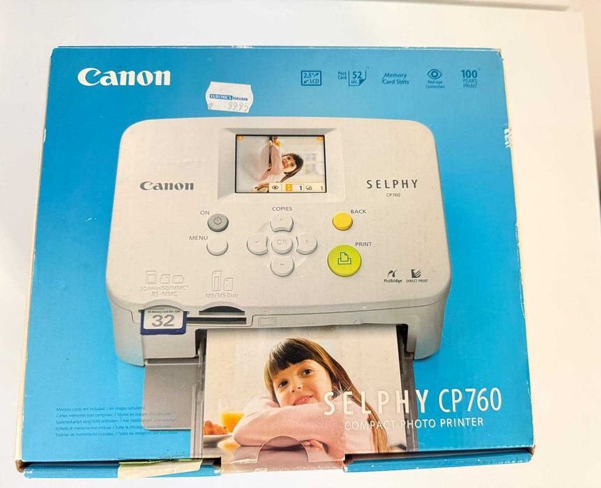 Imprimanta foto Canon Selphy CP760